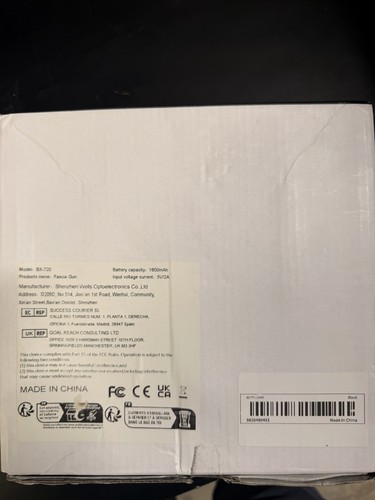 Battery massage gun boxed - massage, gun,